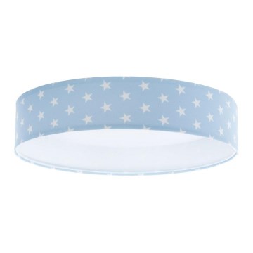 LED Dječji stropni luster GALAXY KIDS LED/24W/230V zvjezdice plava/bijela