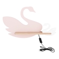 LED dječji zidni lampaš s policom SWAN LED/5W/230V,