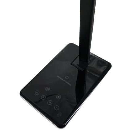 LED Dimmabilna stolna lampa na dodir s bežičnim punjenjem JOY LED/6W/230V + USB crna