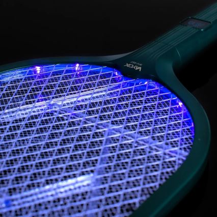 LED Električna zamka za insekte 2u1 s LCD zaslonom 1200 mAh/5V zelena