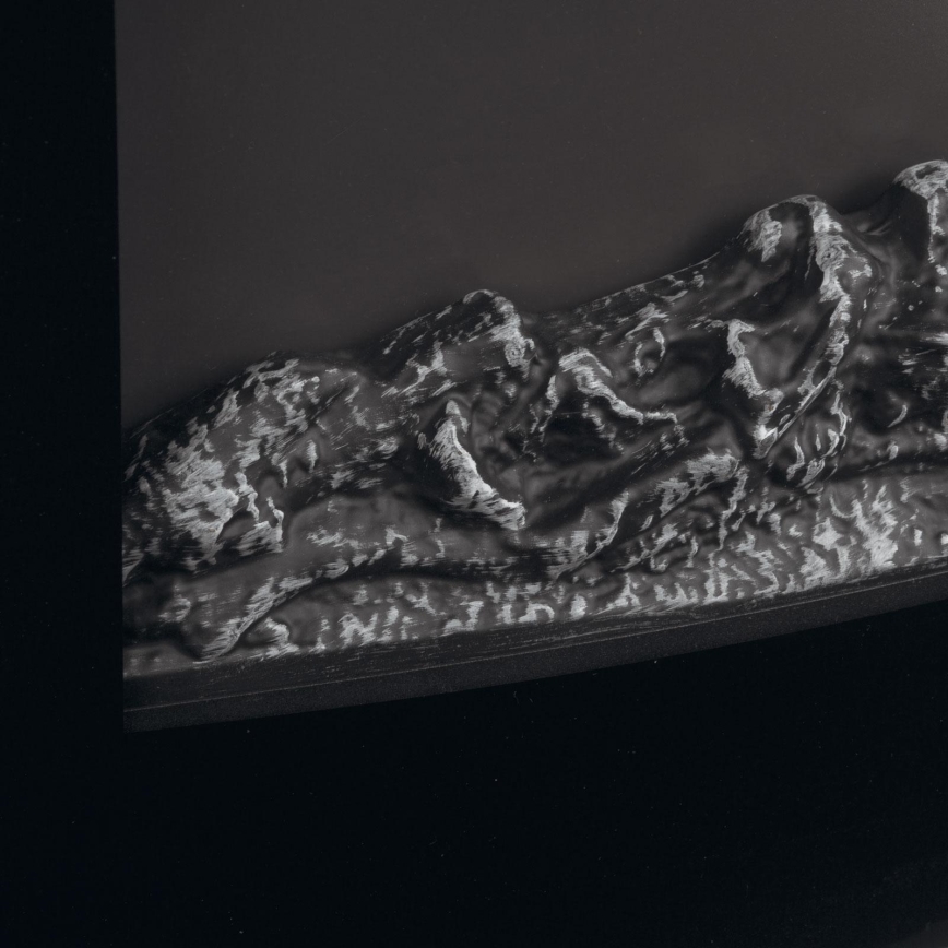 LED električni kamin s grijanjem LED/2000W/230V + daljinski upravljač