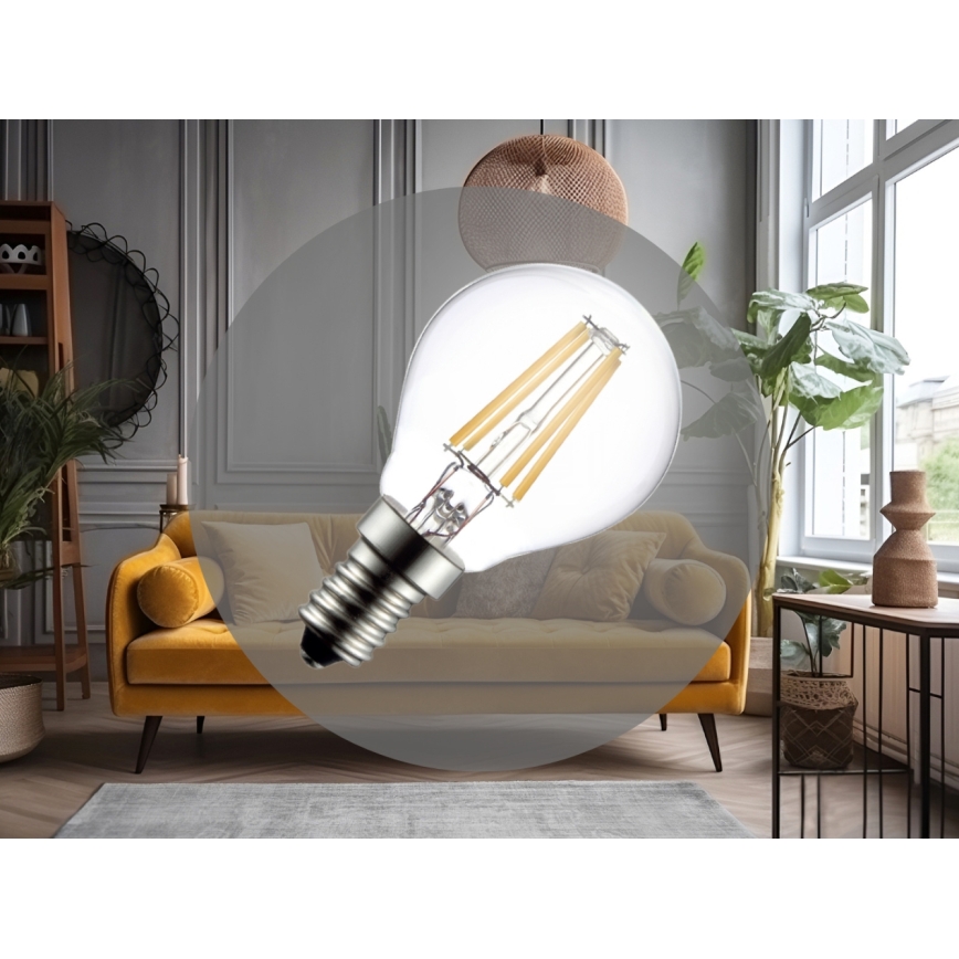 LED filament žarulja G45 E14/6W/230V 4000K