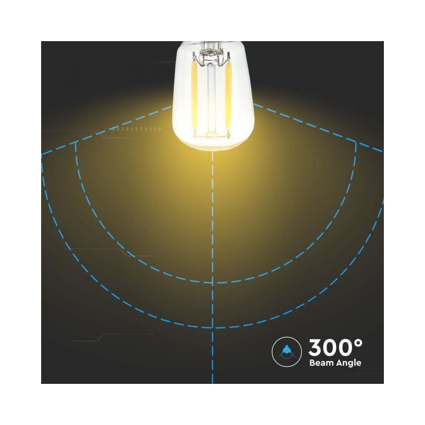 LED filament žarulja ST26 E14/2W/230V 6500K
