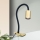 LED Fleksibilna stolna lampa s kopčom KURT LED/5W/230V zlatna