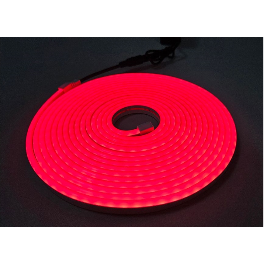 LED Fleksibilna traka NEON LED/10W/230V 5 m IP65 crvena