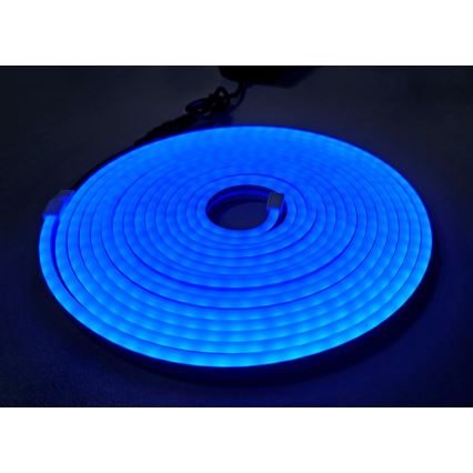 LED Fleksibilna traka NEON LED/10W/230V 5 m IP65 plava