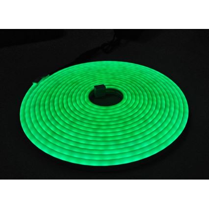 LED Fleksibilna traka NEON LED/10W/230V 5 m IP65 zelena