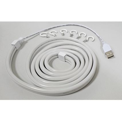 LED Fleksibilna traka NEON LED/5V USB 1,8 m bijela