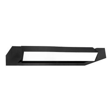 LED Fleksibilna vanjska zidna svjetiljka 2xLED/4W/230V IP54 30 cm crna