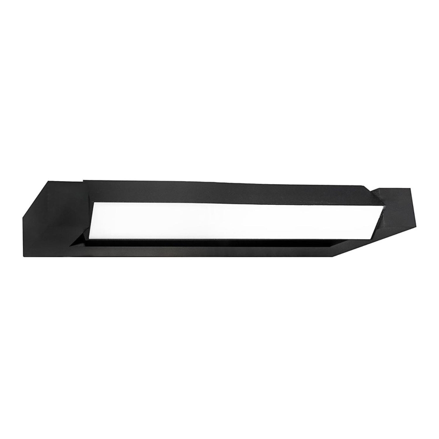 LED Fleksibilna vanjska zidna svjetiljka 2xLED/4W/230V IP54 30 cm crna