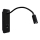 LED fleksibilna zidna lampica s USB BASE LED/8W+LED/2W/230V crna
