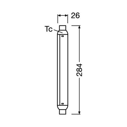 LED fluorescentna cijev LINE S15s/7W/230V 2700K - Osram