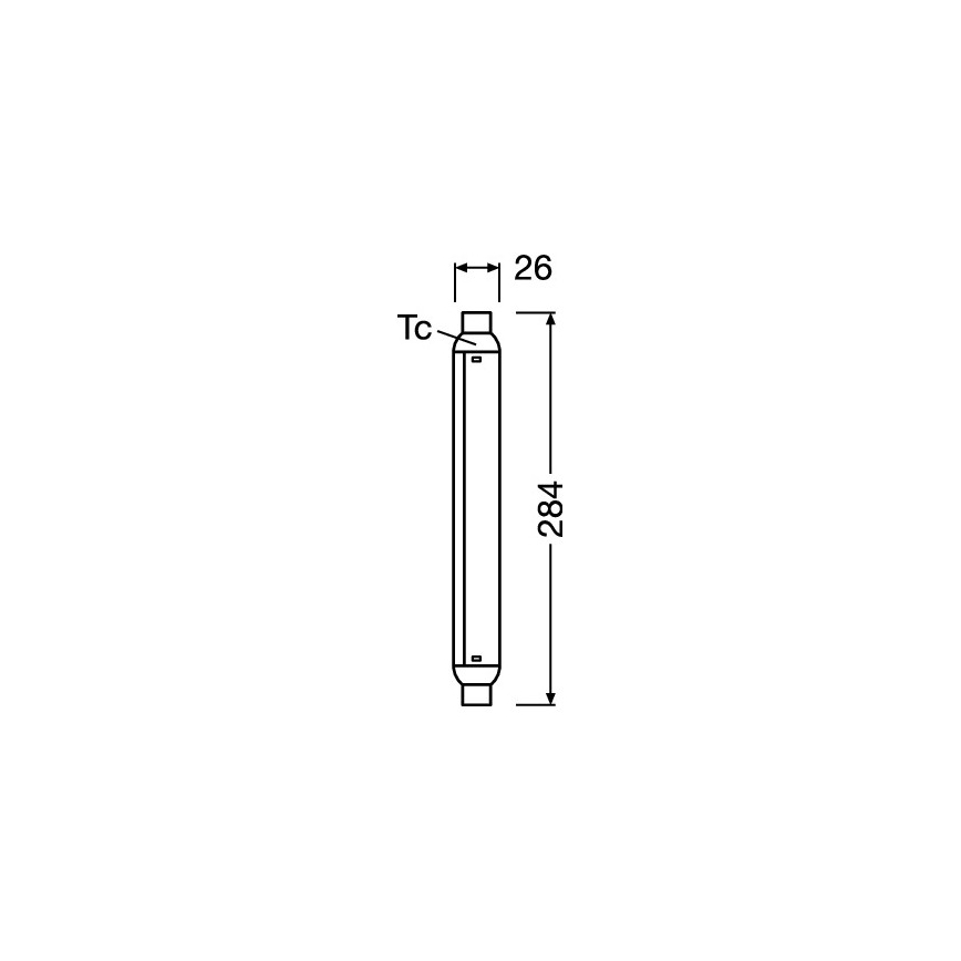 LED fluorescentna cijev LINE S15s/7W/230V 2700K - Osram