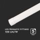 LED Fluorescentna svjetiljka LED/50W/230V 4000K 150 cm bijela