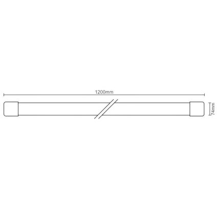 LED Fluorescentna svjetiljka LED/72W/230V 4000K 120 cm