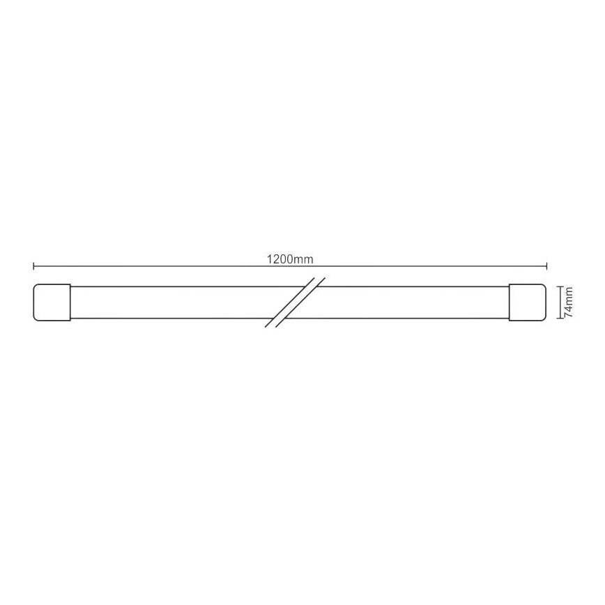 LED Fluorescentna svjetiljka LED/72W/230V 4000K 120 cm