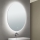 LED Grijano zidno kupaonsko ogledalo s pozadinskim osvjetljenjem FOCUS LED/25W/230V 3000/4200/6000K promjer 60 cm IP44