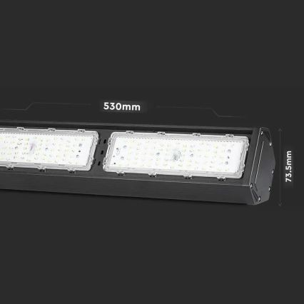 LED Industrijska linearna svjetiljka High Bay SAMSUNG CHIP LED/100W/230V 6500K IP54