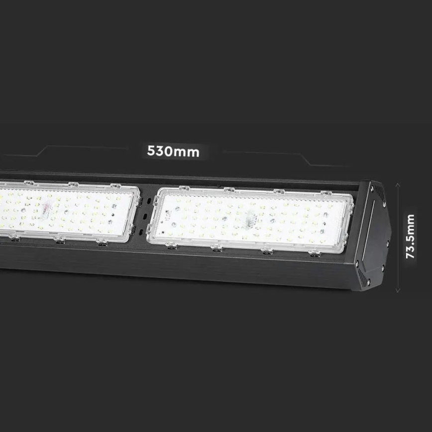 LED Industrijska linearna svjetiljka High Bay SAMSUNG CHIP LED/100W/230V 6500K IP54
