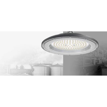 LED Industrijska radna svjetiljka HIGHBAY LED/100W/230V 4500K IP65 siva