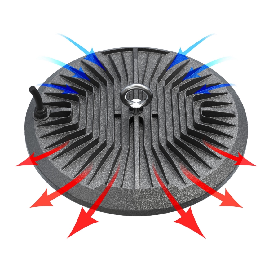 LED Industrijska radna svjetiljka HIGHBAY LED/100W/230V 4500K IP65 siva
