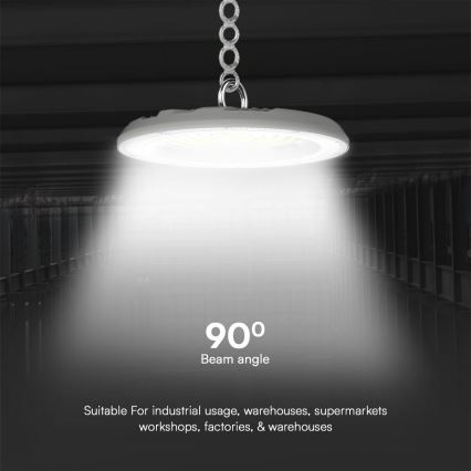 LED Industrijska svjetiljka High Bay LED/100W/230V 3000/4000/6500K IP65 ø 23,5 cm