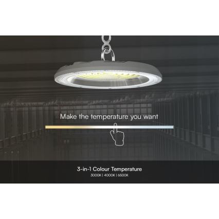 LED Industrijska svjetiljka High Bay LED/100W/230V 3000/4000/6500K IP65 ø 23,5 cm