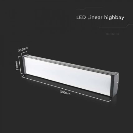 LED Industrijska svjetiljka High Bay LED/100W/230V 4000K IP65