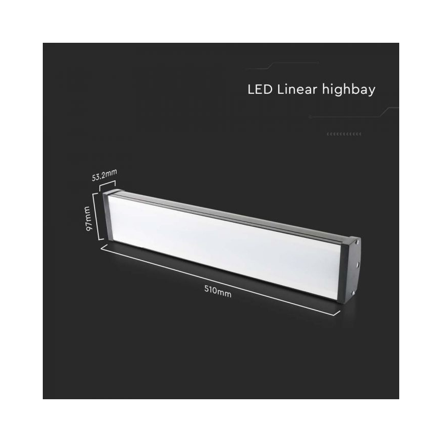 LED Industrijska svjetiljka High Bay LED/100W/230V 6500K IP65