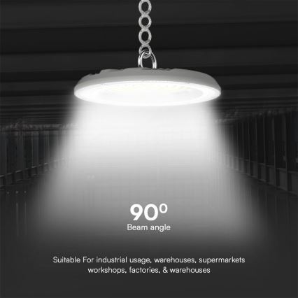 LED Industrijska svjetiljka High Bay LED/150W/230V 3000/4000/6500K IP65 ø 27,7 cm