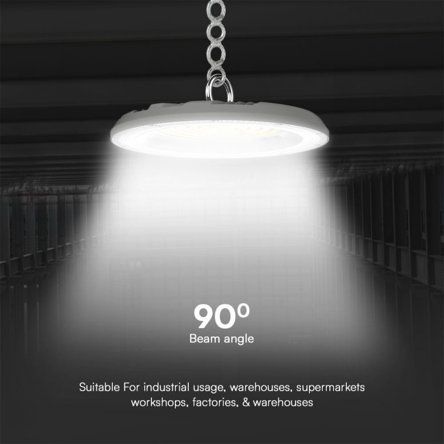 LED Industrijska svjetiljka High Bay LED/150W/230V 3000/4000/6500K IP65 ø 27,7 cm
