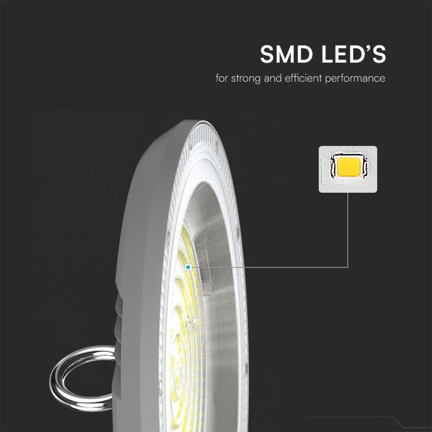 LED Industrijska svjetiljka High Bay LED/150W/230V 3000/4000/6500K IP65 ø 27,7 cm