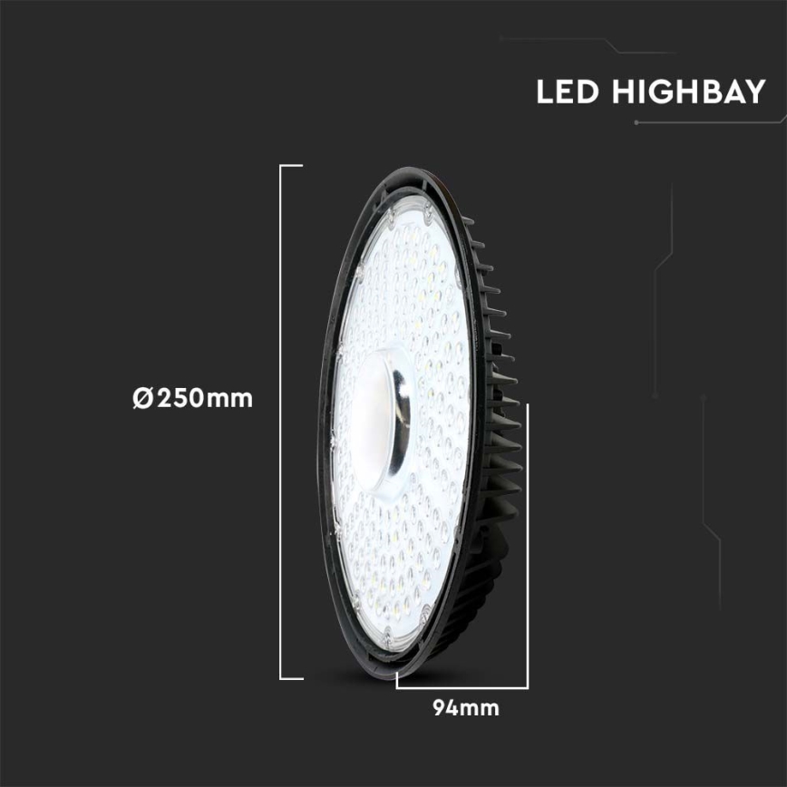 LED industrijsko svjetlo High Bay LED/100W/230V 4000K IP65