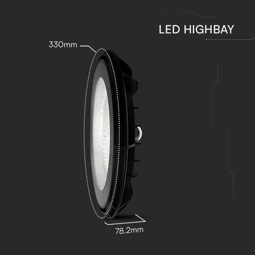 LED industrijsko svjetlo High Bay LED/200W/230V 6500K IP65