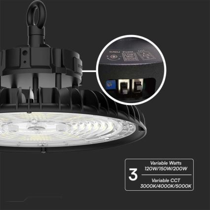 LED Industrijsko svjetlo High Bay LED/200W/230V 3000K/4000K/6000K IP65