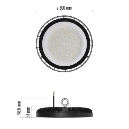 LED industrijsko viseće svjetlo High Bay LED/225W/230V 4000K IP65