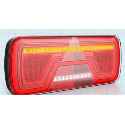 LED Kombinirano svjetlo s dinamičkim pokazivačem smjera LED/10-30V IP67 desno