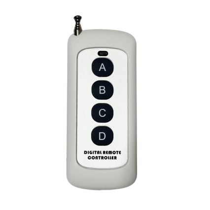 LED kristalna stropna svjetiljka SAMOA LED/30W/230V Ø 40 cm sjajni krom + daljinski upravljač