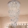 LED kristalna stropna svjetiljka SAMOA LED/30W/230V Ø 40 cm, sjajni krom + daljinski upravljač