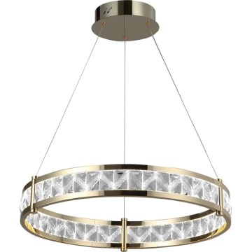 LED kristalni luster na sajli ENRIQUE s mogućnošću prigušivanja LED/40W//230V 3000-6000K promjer 60 cm + daljinski upravljač
