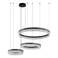 LED kristalni luster na sajli THALIA LED/120W/230V 3000-6000K s mogućnošću prigušivanja + daljinsko upravljanje