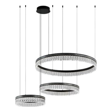 LED kristalni luster na sajli THALIA LED/120W/230V 3000-6000K s mogućnošću prigušivanja + daljinsko upravljanje