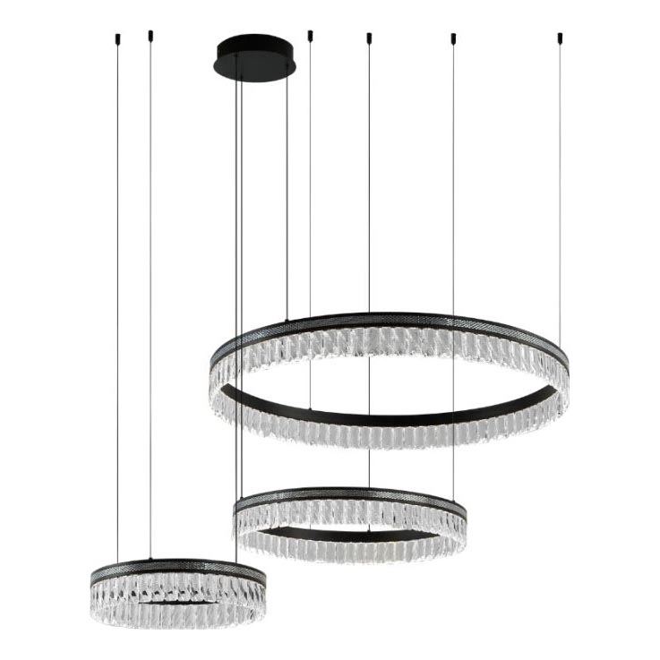 LED kristalni luster na sajli THALIA LED/120W/230V 3000-6000K s mogućnošću prigušivanja + daljinsko upravljanje