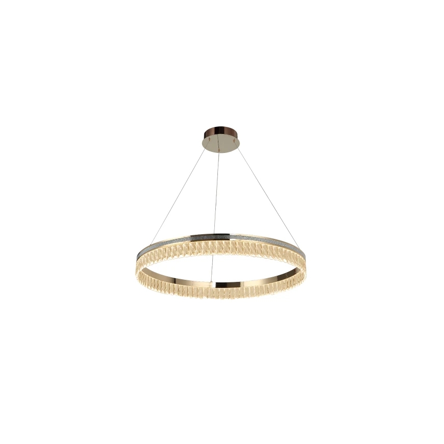 Prigušivi LED kristalni luster na sajli THALIA LED/55W/230V 3000-6000K Ø 80 cm + daljinski upravljač
