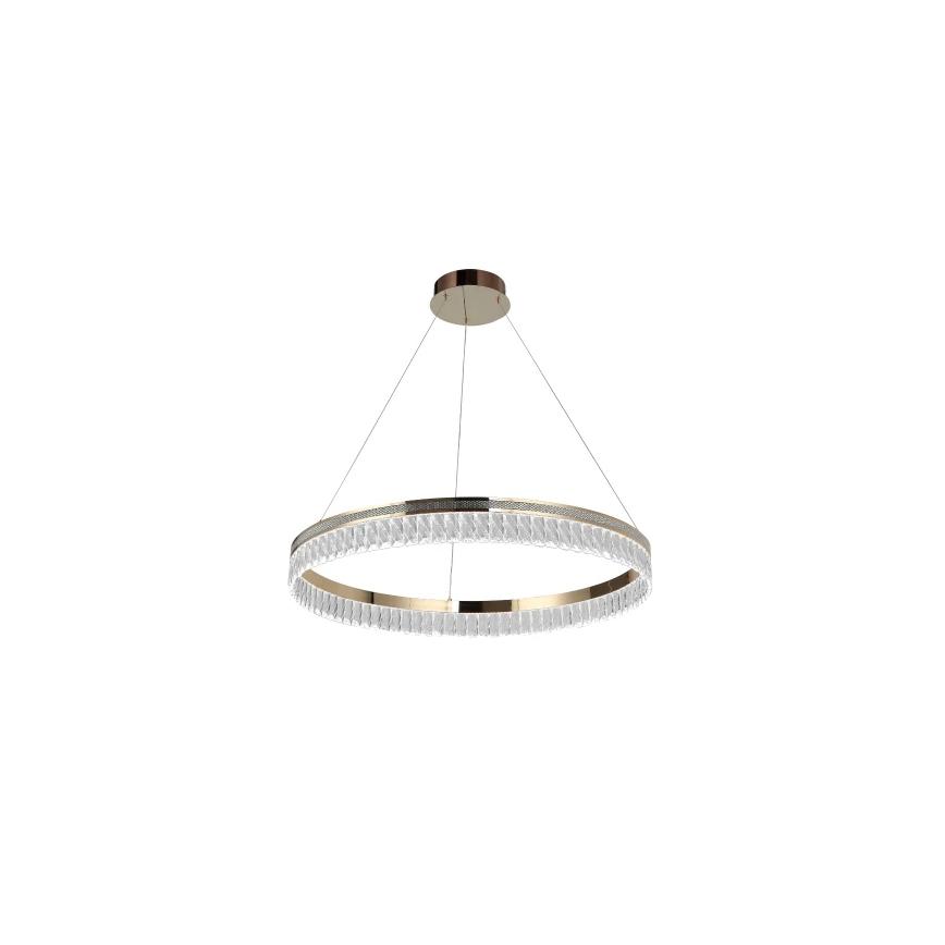 Prigušivi LED kristalni luster na sajli THALIA LED/55W/230V 3000-6000K Ø 80 cm + daljinski upravljač