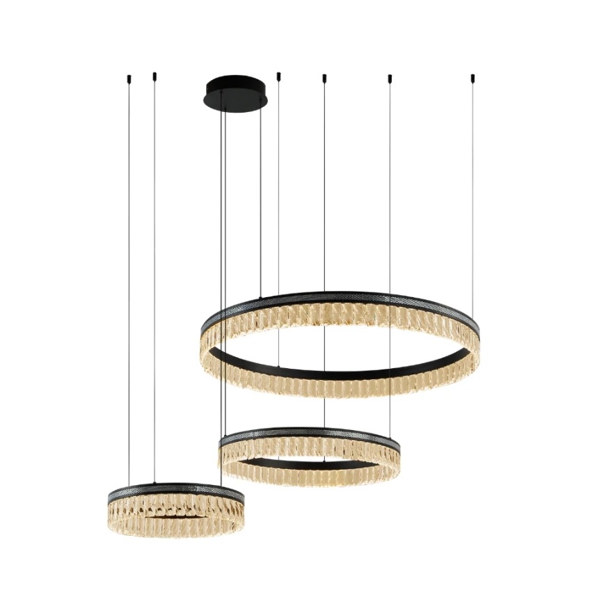 LED kristalni luster na sajli THALIA LED/120W/230V 3000-6000K s mogućnošću prigušivanja + daljinsko upravljanje