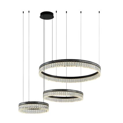 LED kristalni luster na sajli THALIA LED/120W/230V 3000-6000K s mogućnošću prigušivanja + daljinsko upravljanje