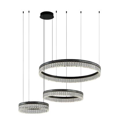 LED kristalni luster na sajli THALIA LED/120W/230V 3000-6000K s mogućnošću prigušivanja + daljinsko upravljanje