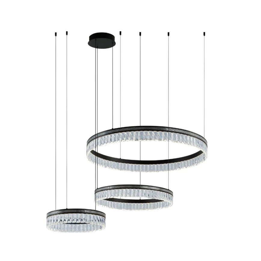 LED kristalni luster na sajli THALIA LED/120W/230V 3000-6000K s mogućnošću prigušivanja + daljinsko upravljanje