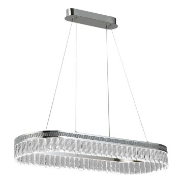 LED kristalni luster na sajli THALIA s mogućnošću prigušivanja LED/50W/230V 3000-6000K + daljinsko upravljanje